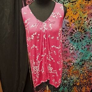 AK Anne Klein Pink Tank